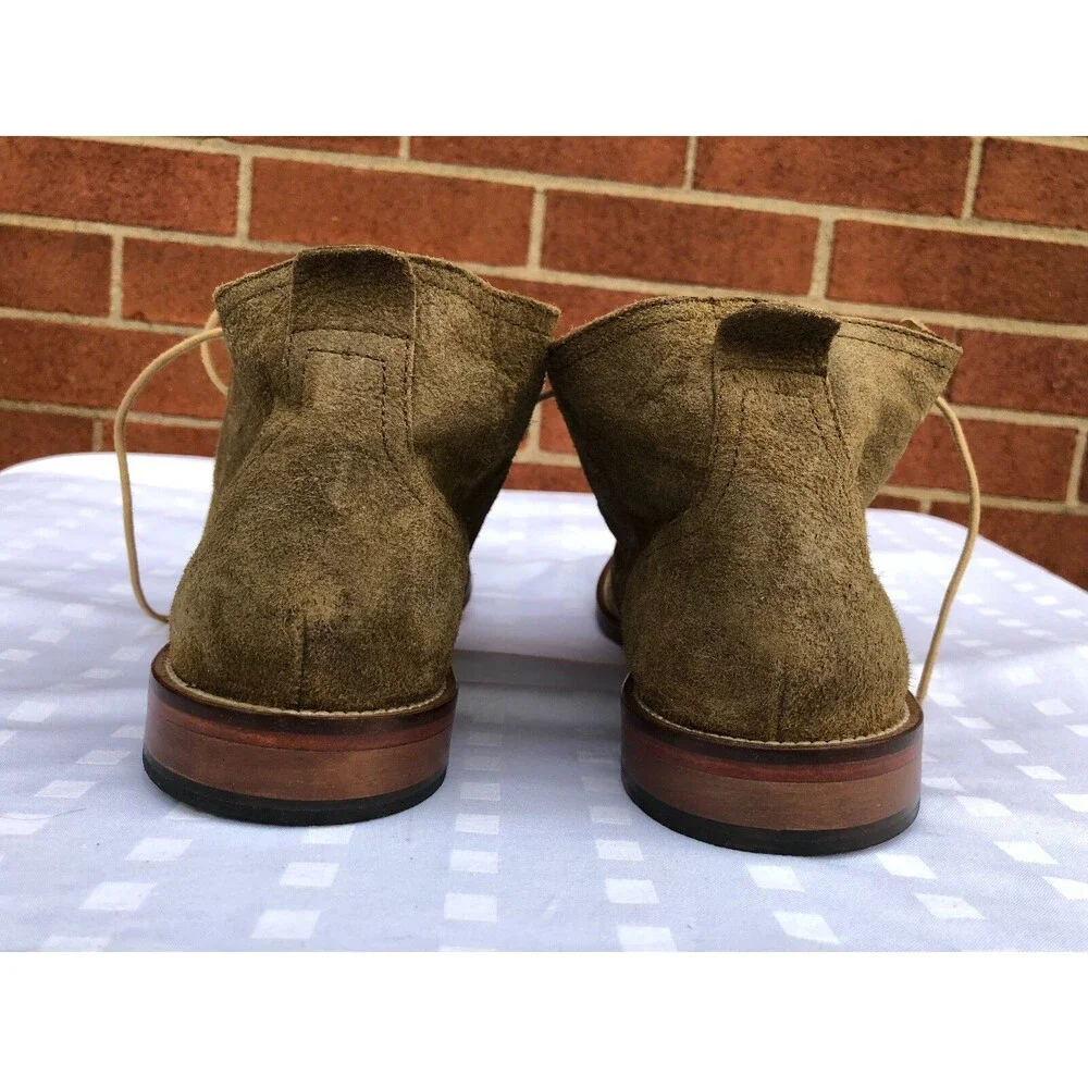 J Shoes Men Monarch distressed brown Suede Desert Ankle Chukka Boots US 10 M